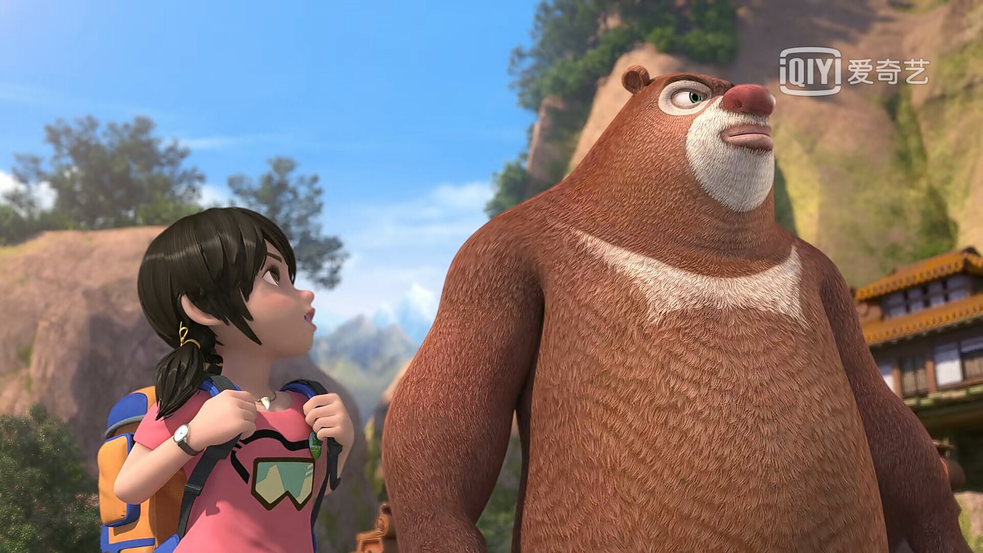 熊出没:光头强也很会占赵琳的便宜,稍微不留神赵琳就吃亏了!