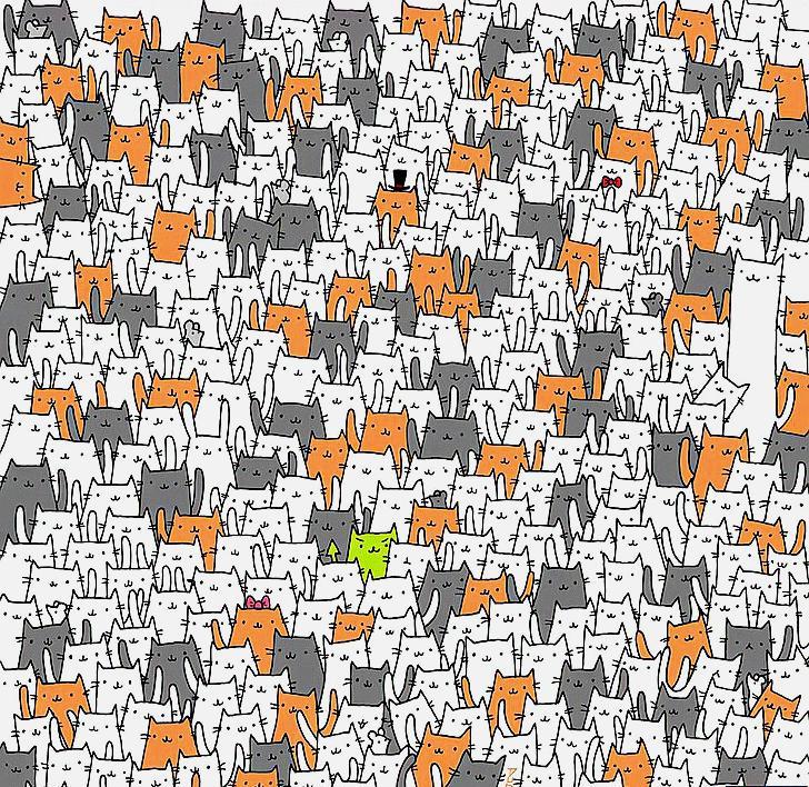 艺术家在他的插图中隐藏了一些东西,只有眼睛尖才能找到