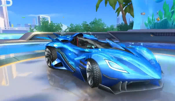 qq飞车:新a车海神造型曝光,外观很酷炫,玩家:下一个骇客?