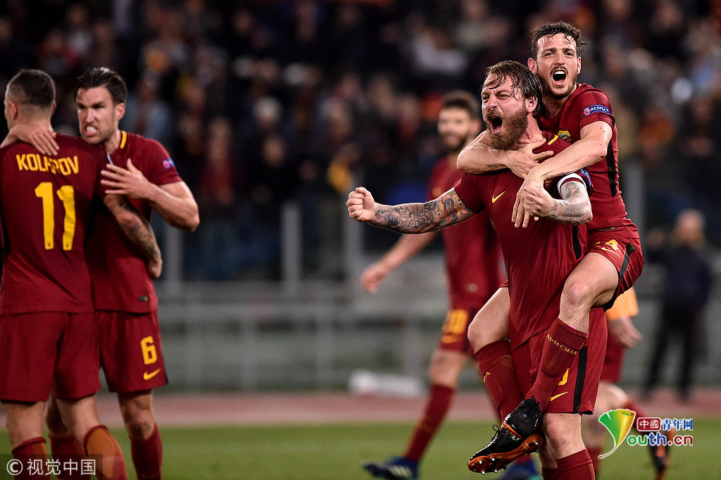 大逆转 大冷门!罗马3-0巴萨 强势晋级欧冠四强