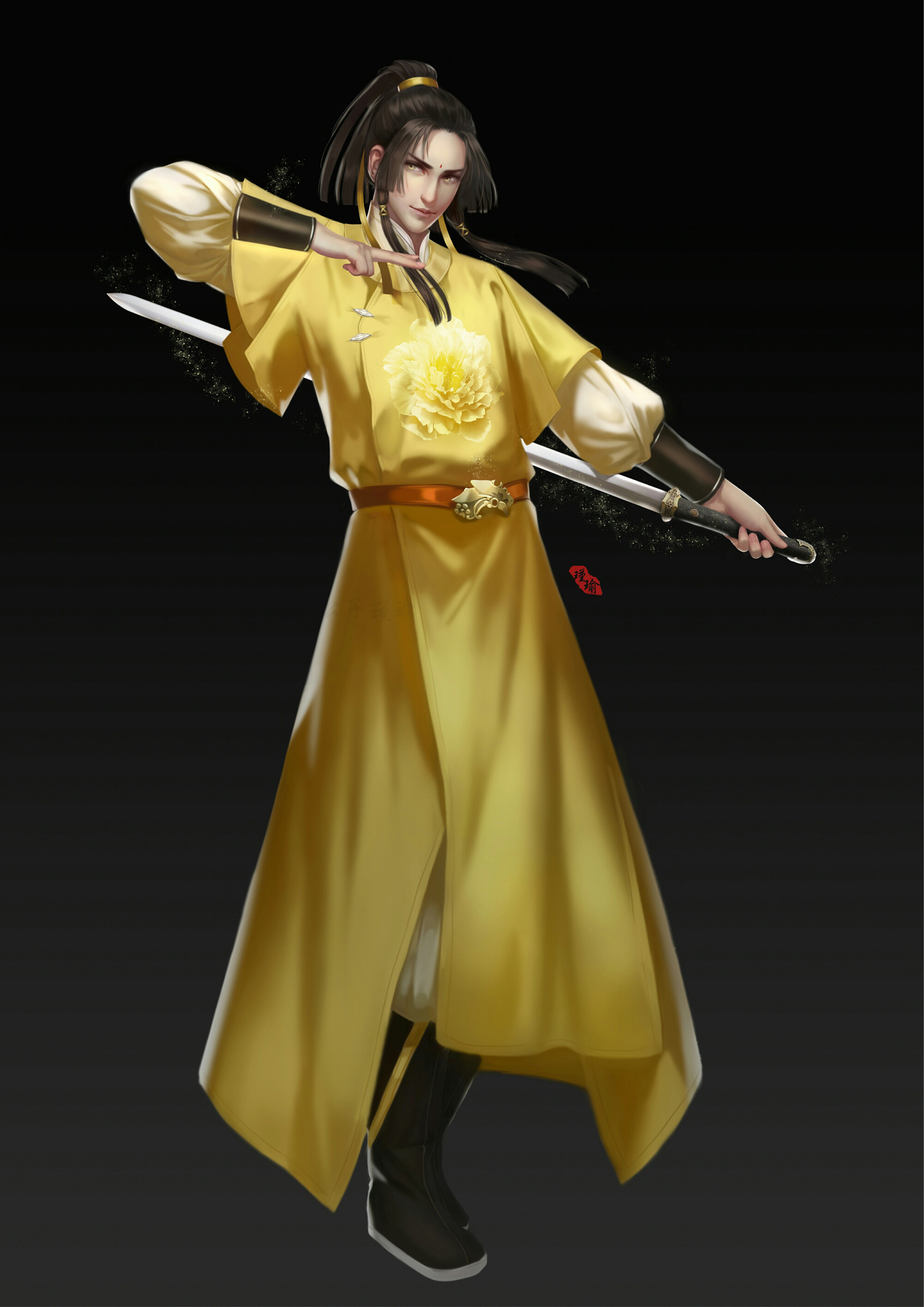 《魔道祖师》光影交错的全身图,师姐温柔可亲,宋岚气质出众!