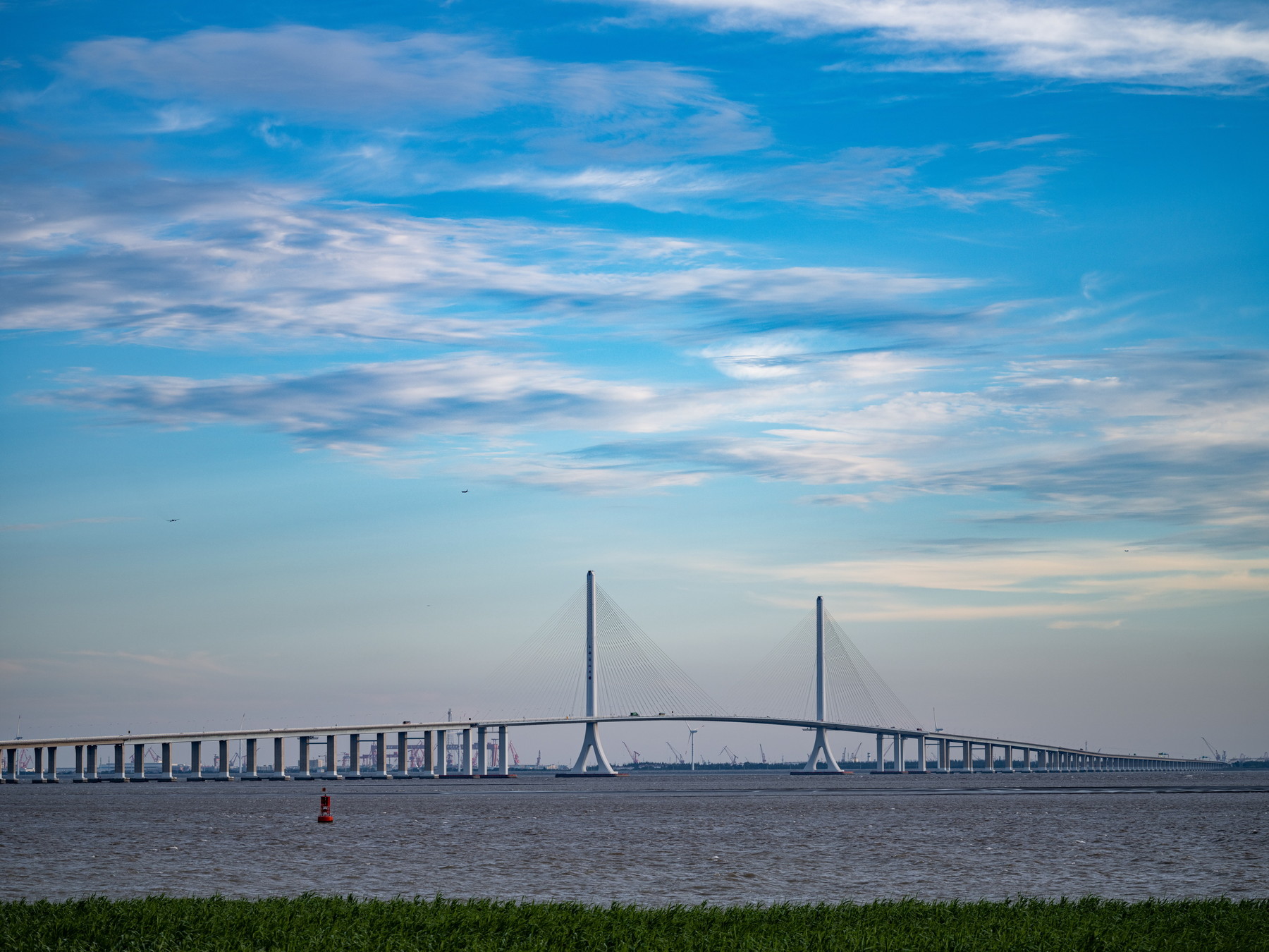 风光摄影:上海崇明长江大桥