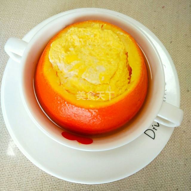 橙汁蒸蛋图片