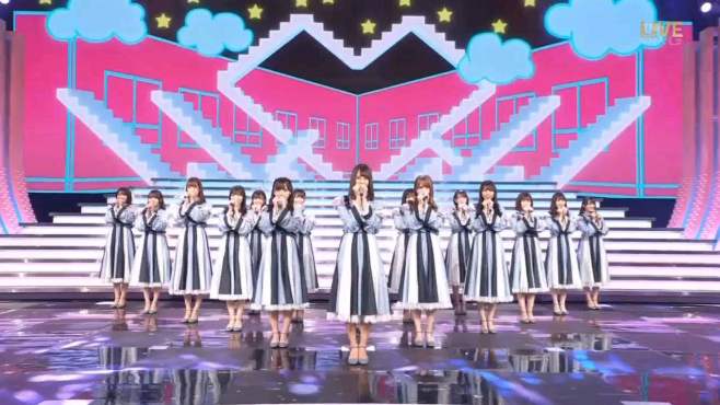 [图]2020初登红白的日向坂46演唱《心跳》每一个都卡哇伊呢！