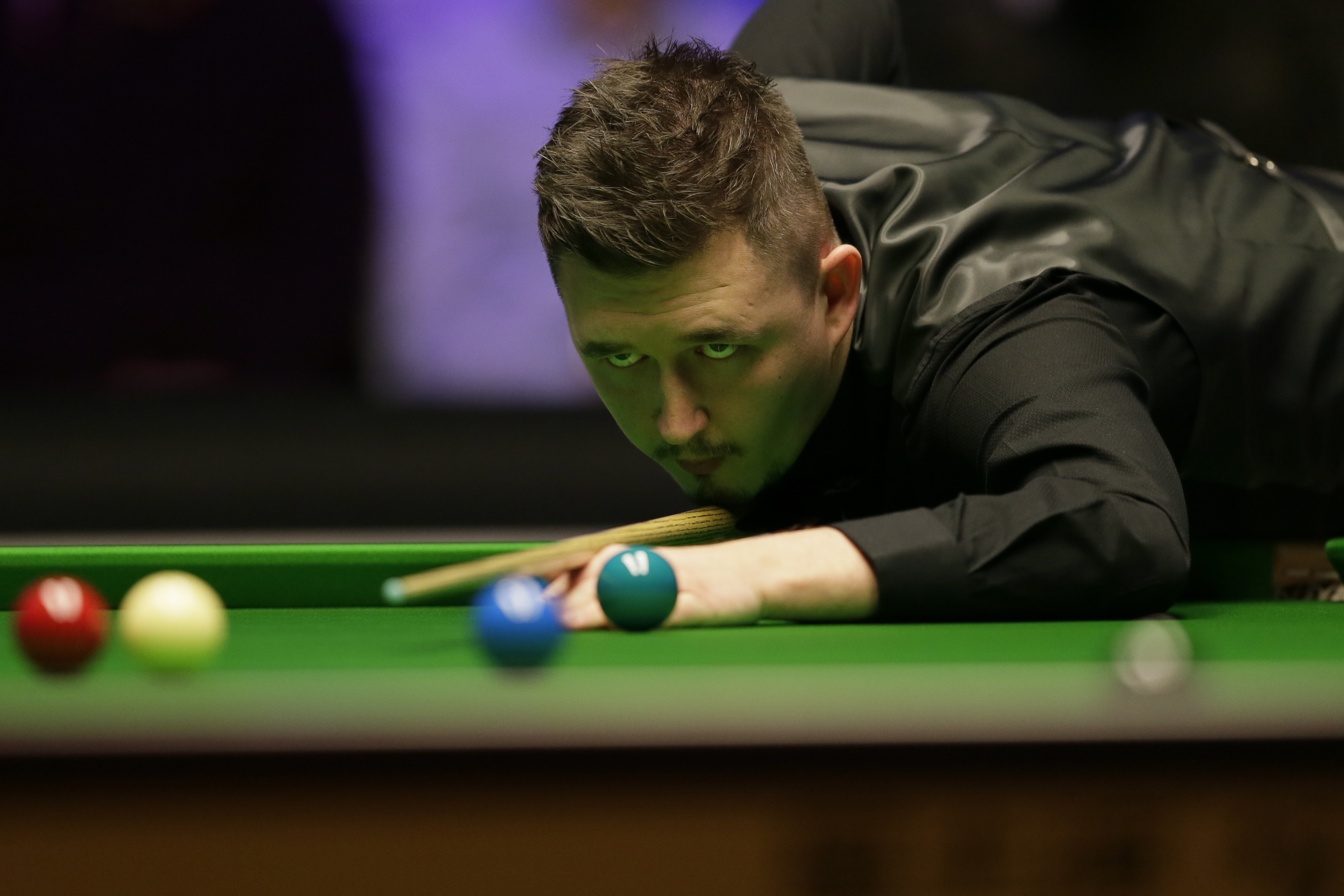 (体育)(3)斯诺克——大师赛:威尔逊晋级四强