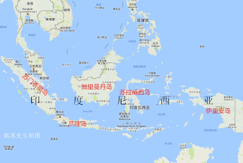 印尼国家地图图片