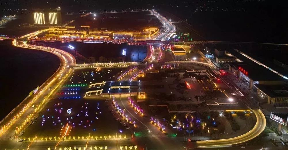 你从来没见过的滕州东站唯美夜景!