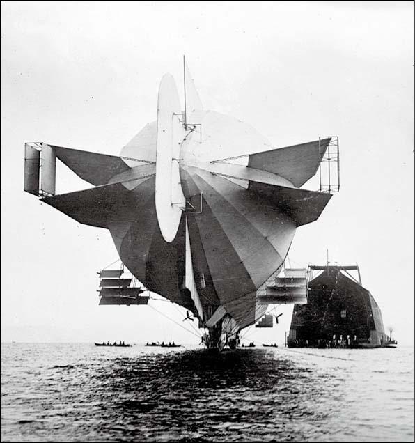 "齐柏林"飞艇:第一次世界大战德国人的战略武器,空中巨无霸