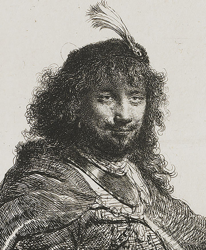 超级资料|伦勃朗:版画,素描和油画的自画像