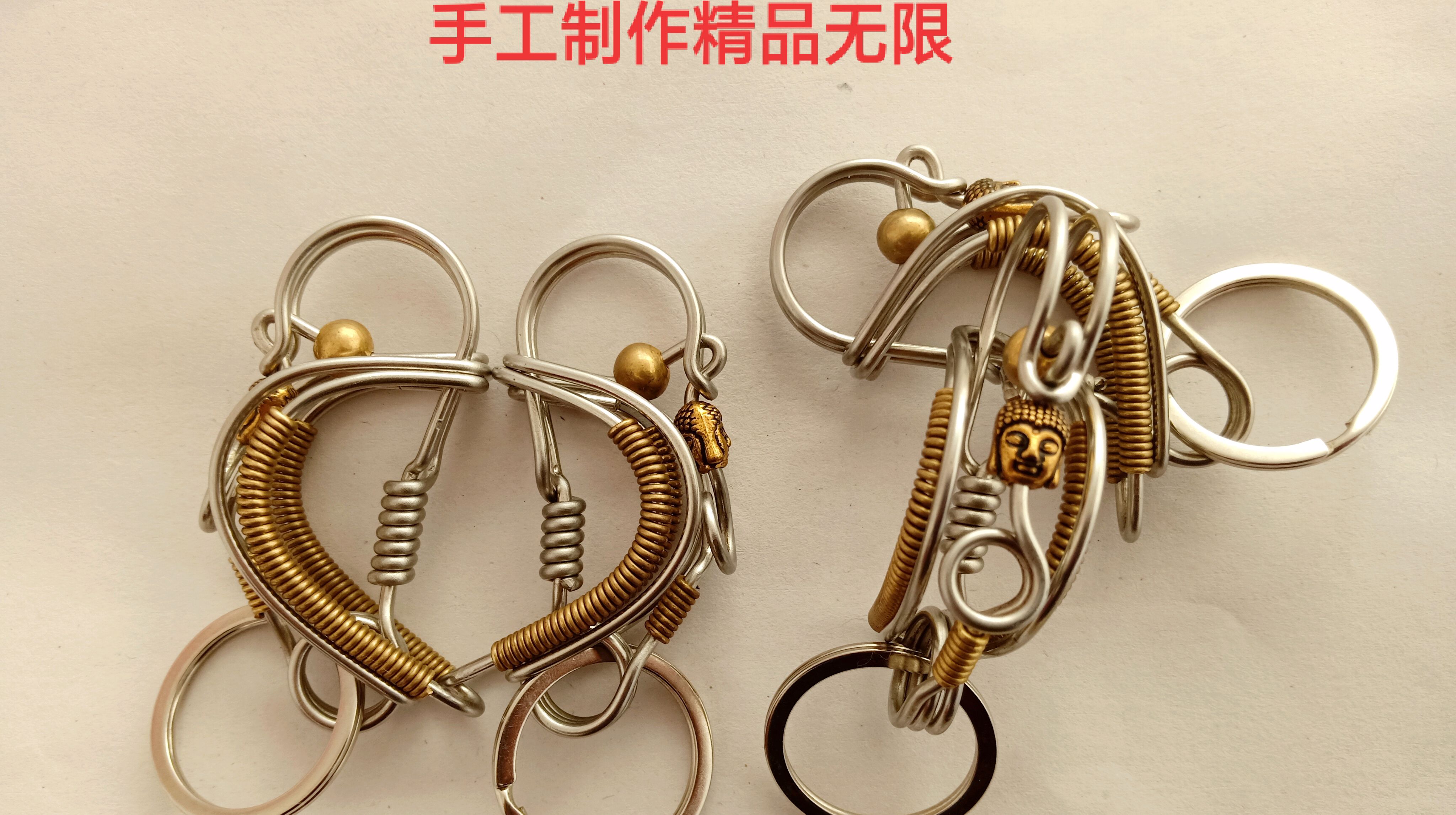 手工制作小鸟钥匙扣汽车钥匙挂件男士女士腰挂