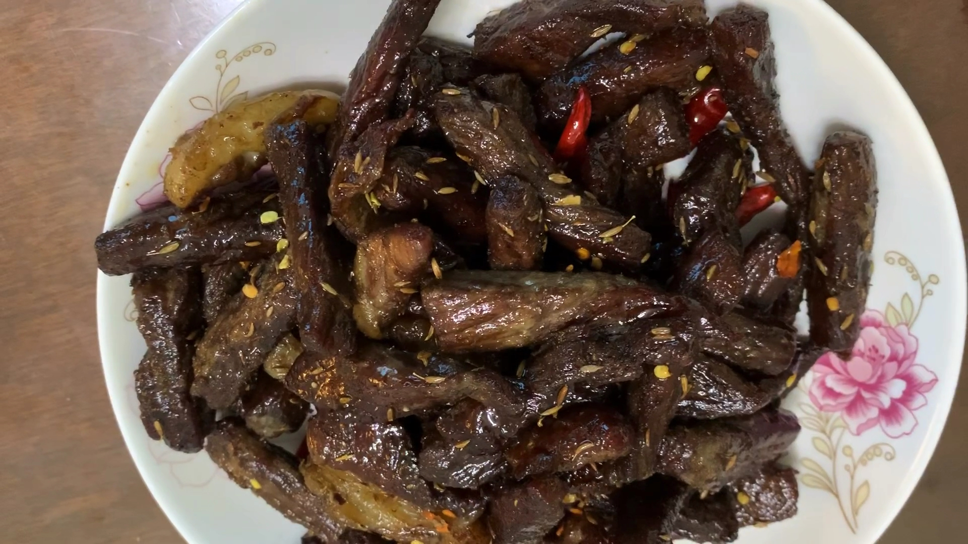 北漂黄太阳,做家常版手撕牛肉干,呀咪呀咪!