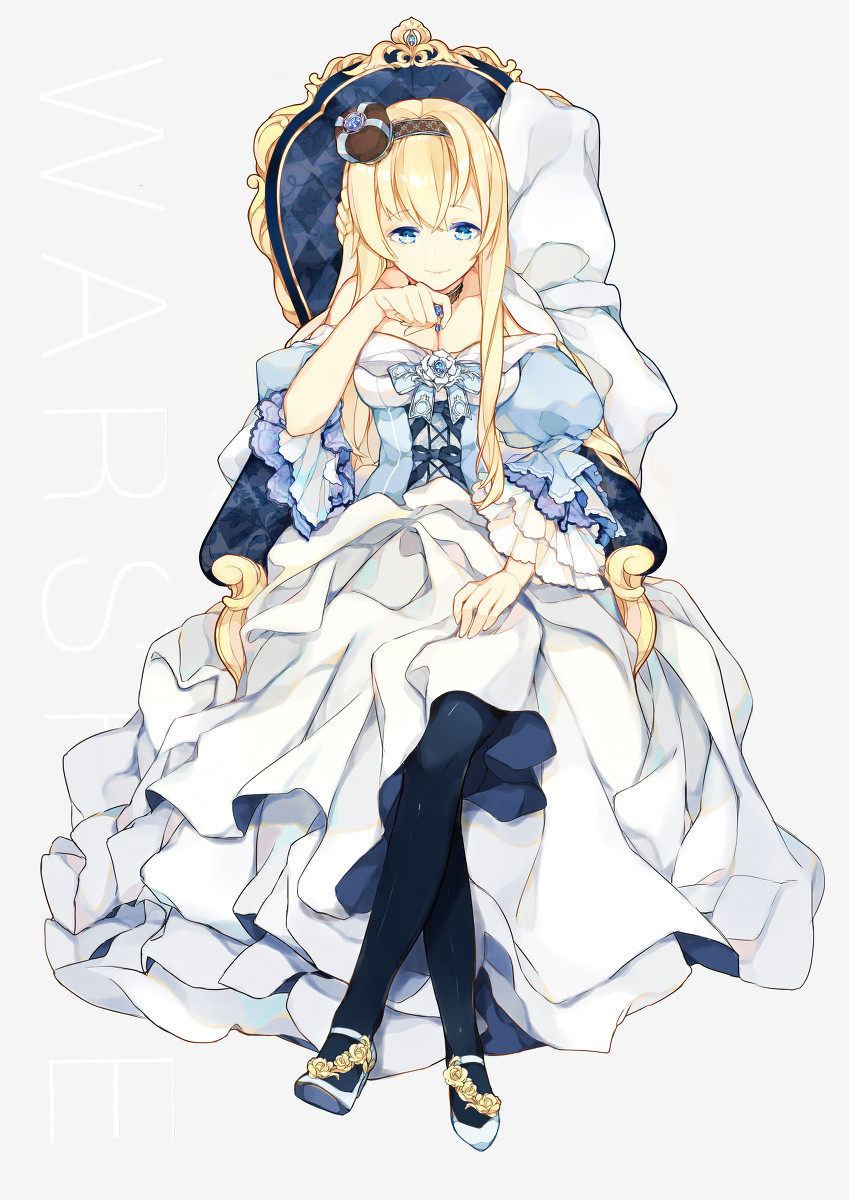 来自台湾画师的一组画风唯美的插画作品!造型可爱色彩淡雅清丽