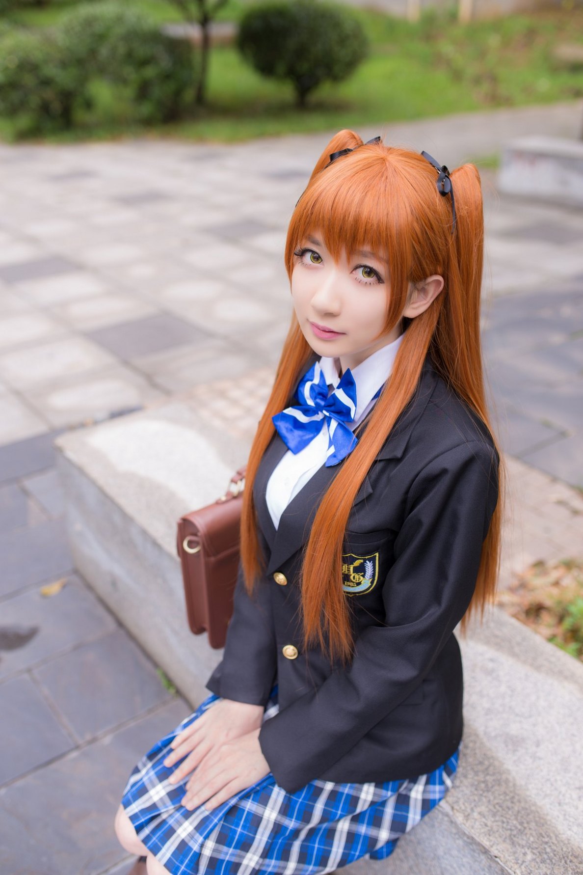 美女cosplay小木曾雪菜制服写真照