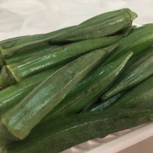 绣球秋葵,造型漂亮,色泽鲜艳,非常诱人