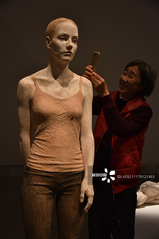 2018年11月29日,杭州,意大利著名木雕艺术家布鲁诺·瓦尔波特个展登陆