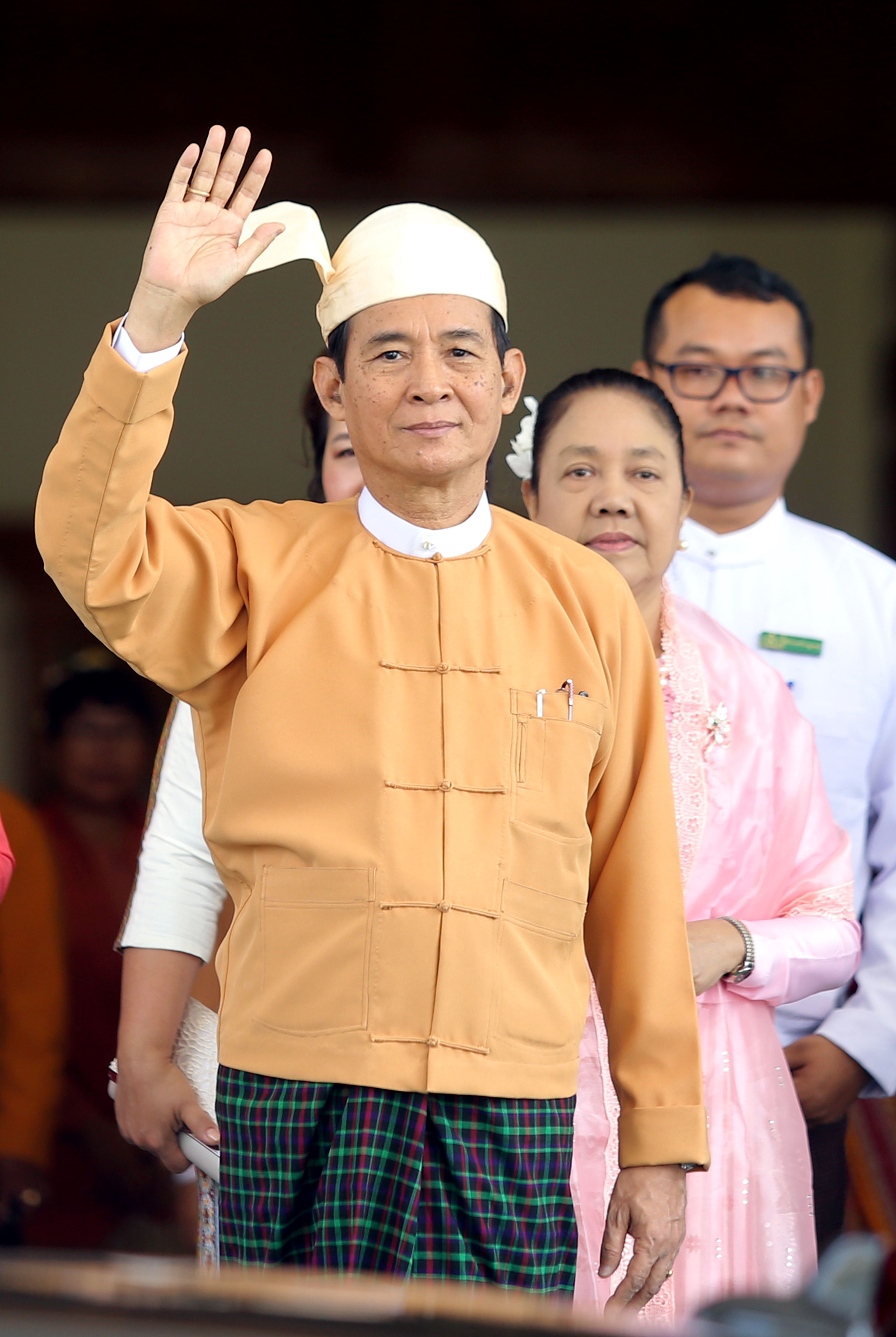 缅甸新总统温敏宣誓就职(8)