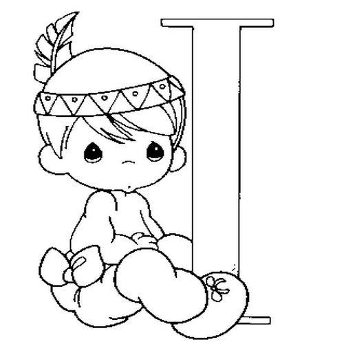 手工刺绣:水滴娃娃与26个字母刺绣,图案太可爱了,绣起来也很快