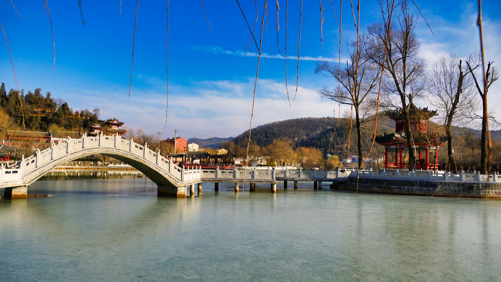 宝鸡麟游西海湖风光