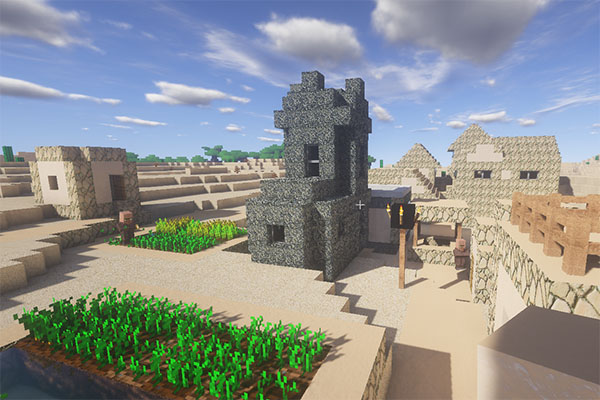 我的世界:沙漠生存必备5个技巧,随地挖矿是万万不可的