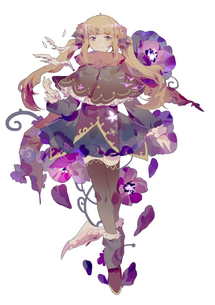 人物手绘|花类拟人,代表七种花朵的卡通美少女,每一张都美美哒