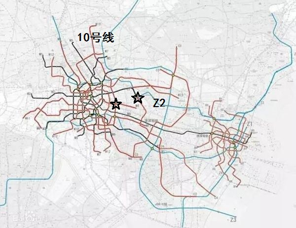 关于天津地铁10号线和z2线的特别答复:二者将在南淀地区进行换乘