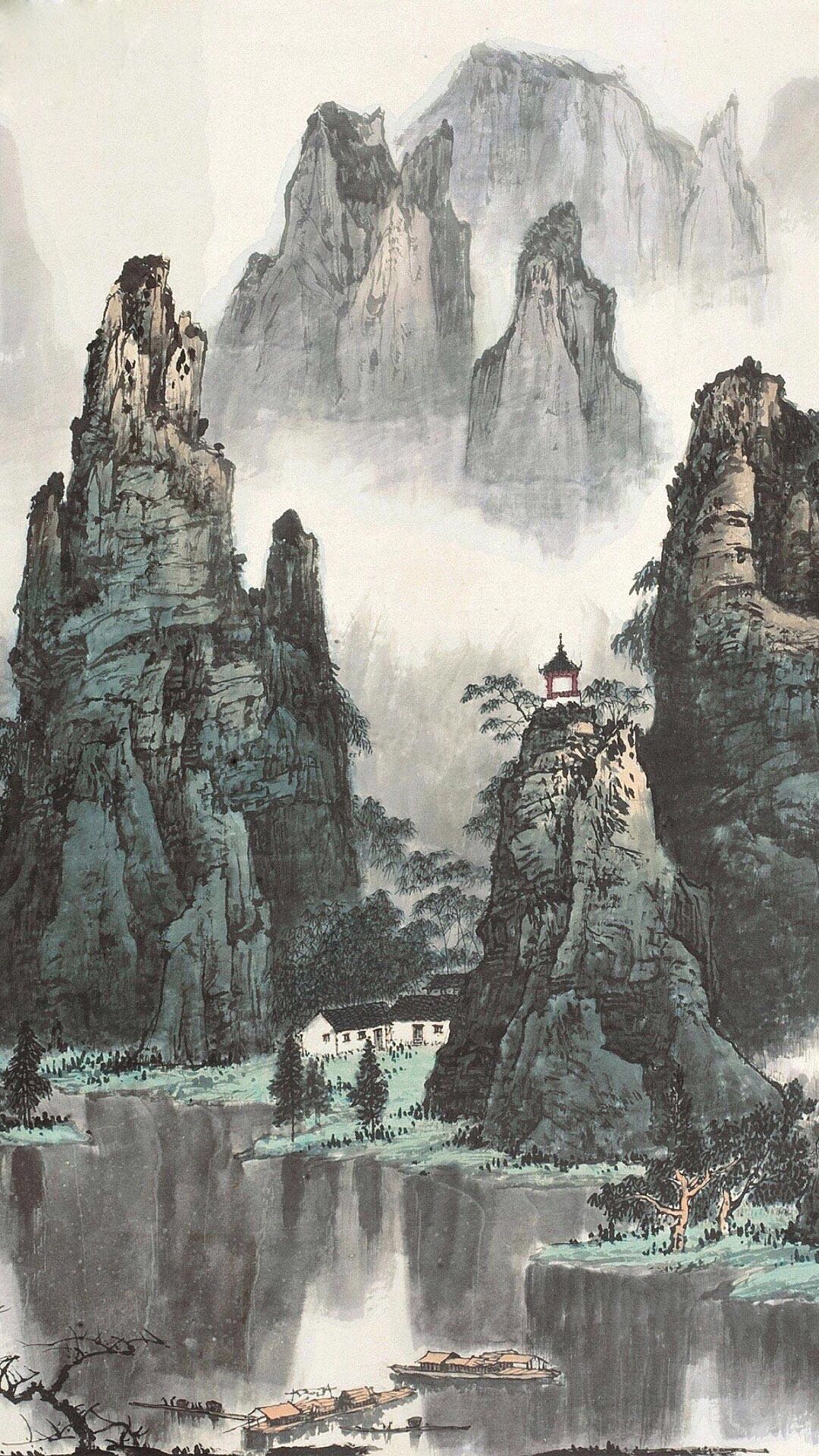 你驾驭不了的壁纸:超唯美水墨系列专题壁纸,驾驭不了就拿走欣赏