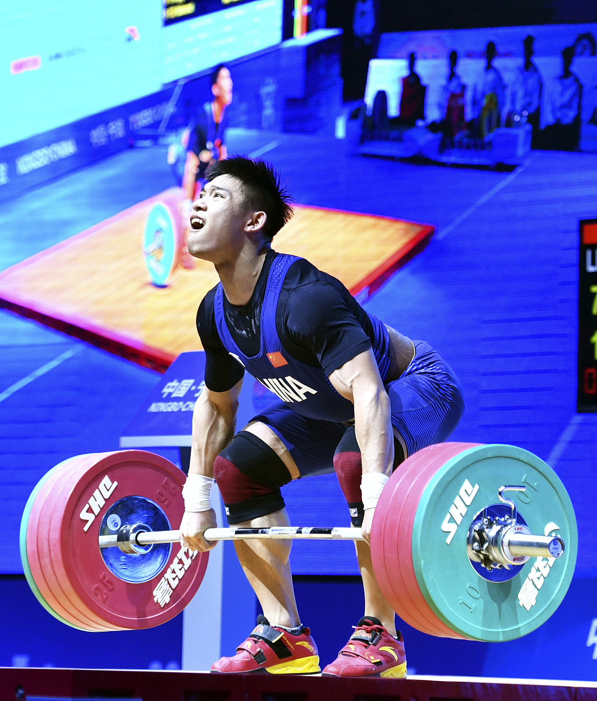 举重——亚锦赛:李大银获男子81公斤级冠军(4)