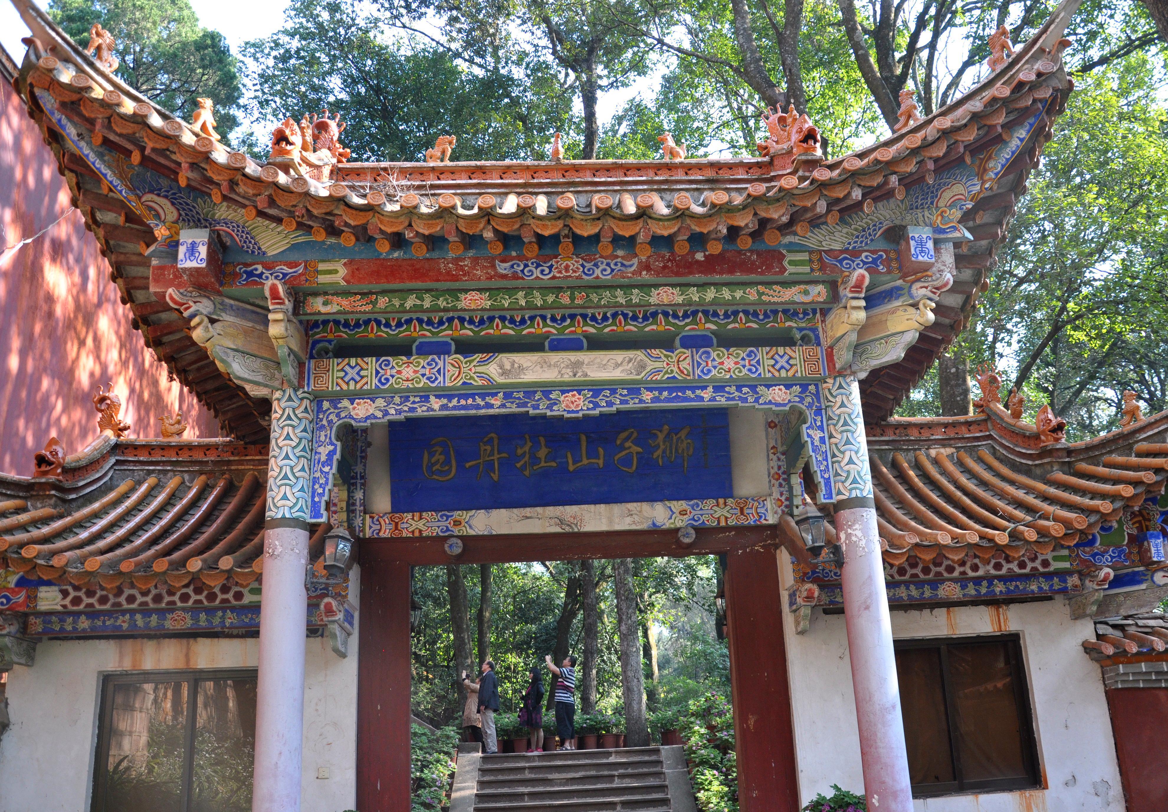 云南武定狮子山牡丹园