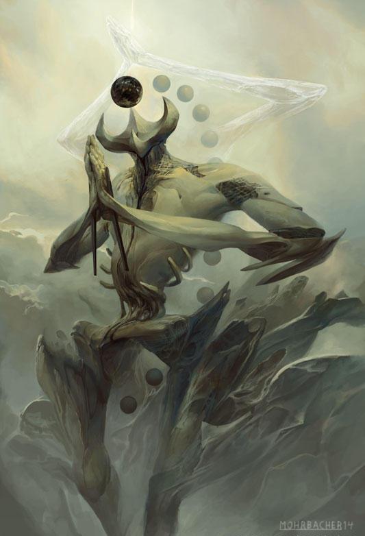 一组超现实主义绘画作品:充满了压抑与神秘