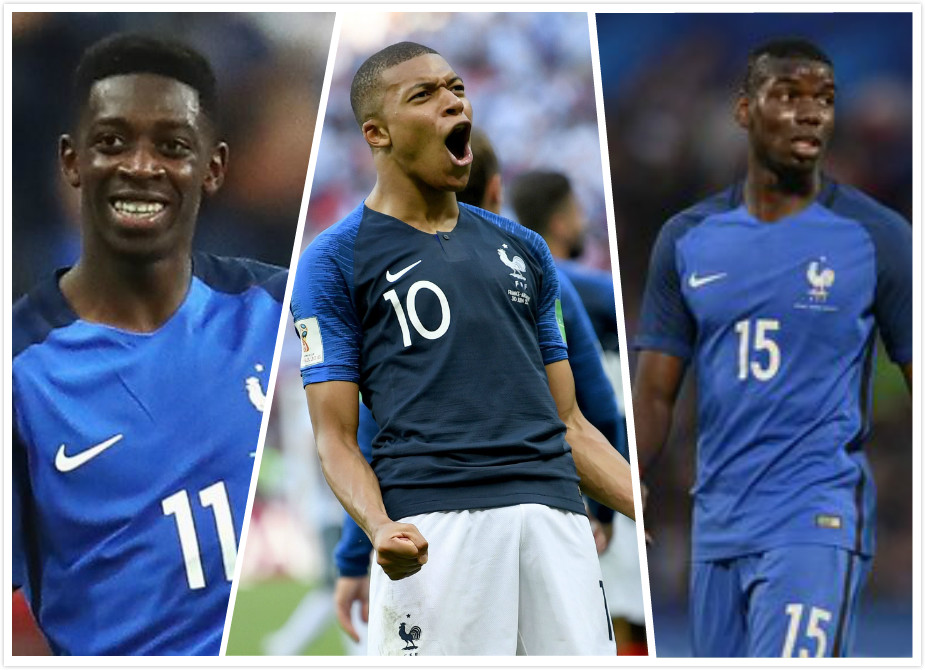 法国三剑客,姆巴佩,登贝莱和博格巴,那么他们三人谁又是法国国家队的