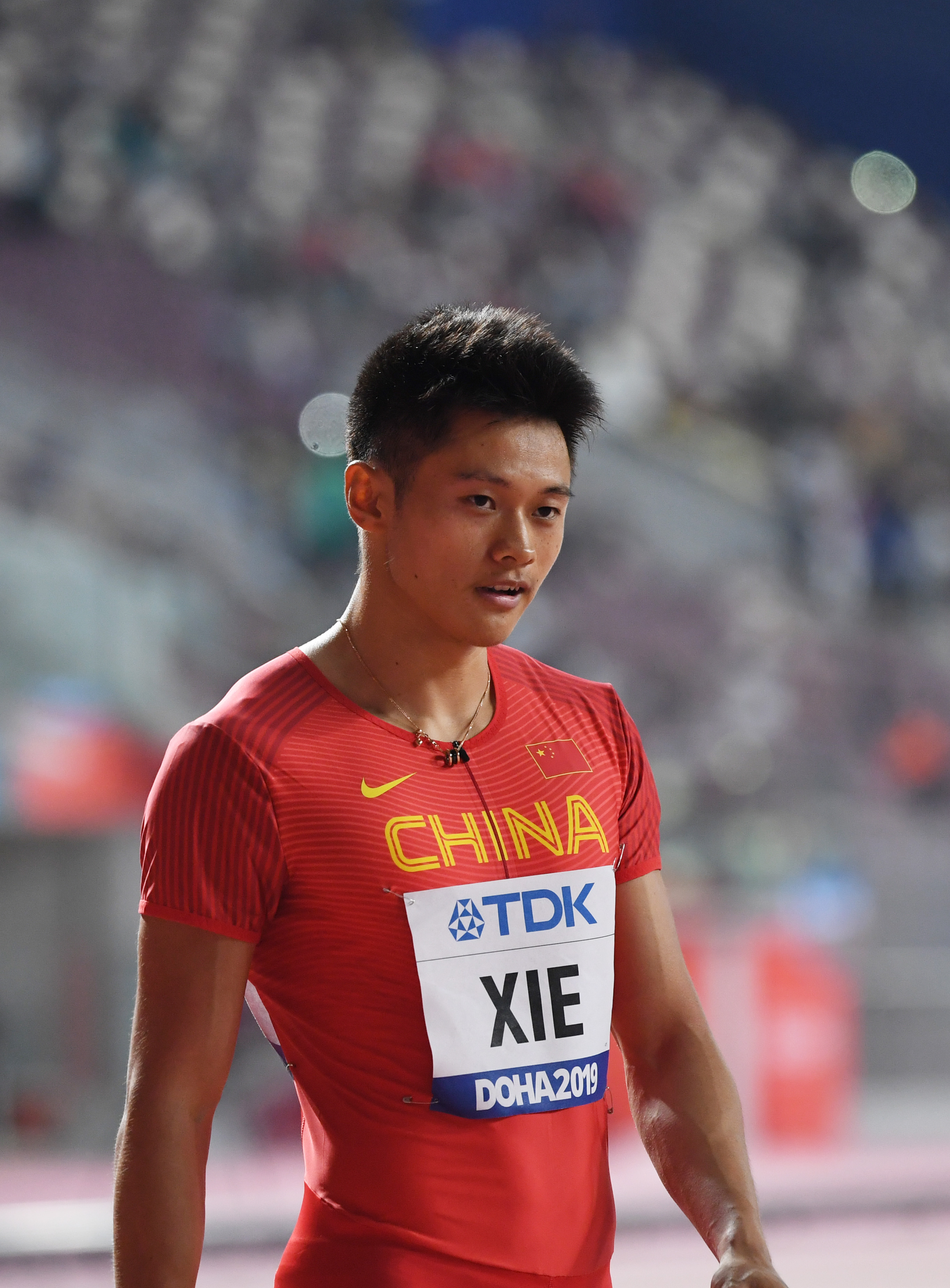 田径——男子100米预赛:谢震业晋级