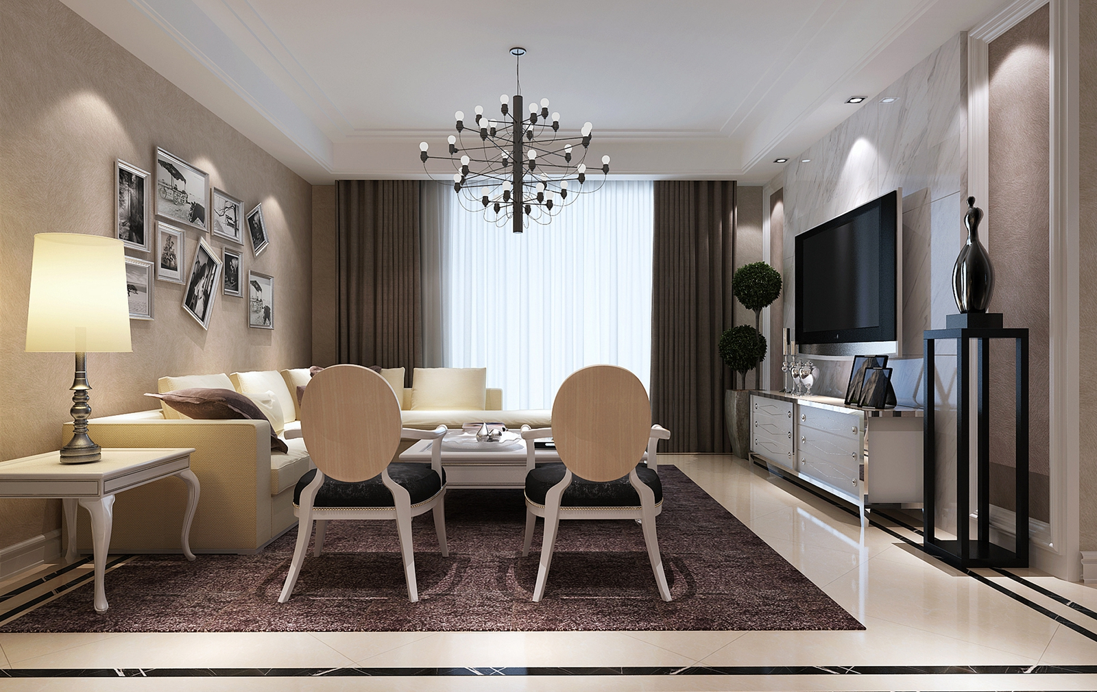 170平米的房子这样装修面积大了1倍,装修只花35万元!-中大未来城装修