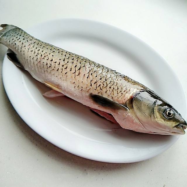 第1步,新鲜的草鱼一条,去除内脏