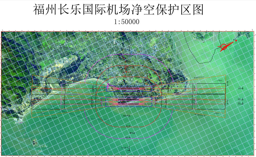 福州市发布长乐国际机场净空保护区范围,保护区内限高150米