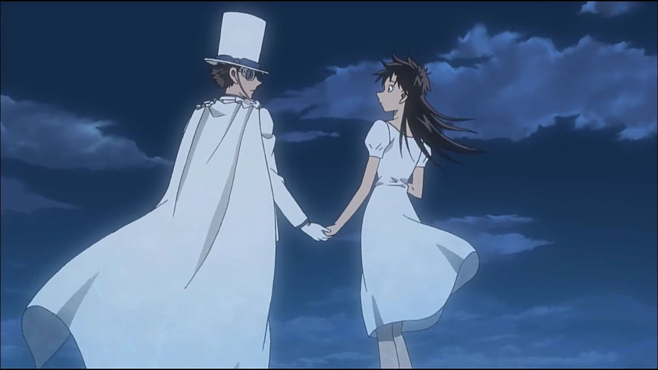 再见了名侦探,在宣告世纪末的钟声敲响下,我们一定会再见面的.