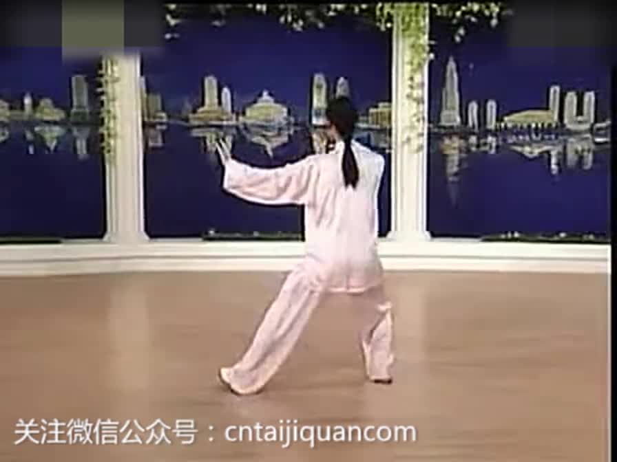 二十四式太极拳教学视频-简化分解,看完赶紧学起来