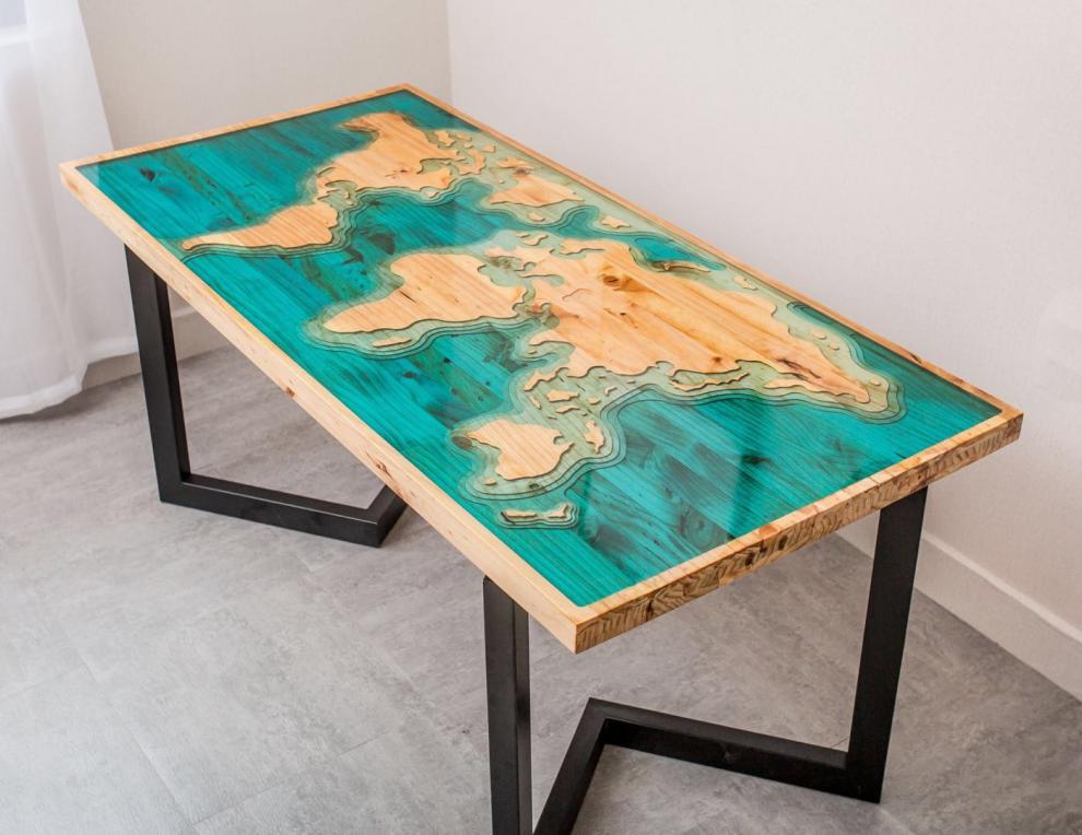 树脂河流桌子价格是多少钱?