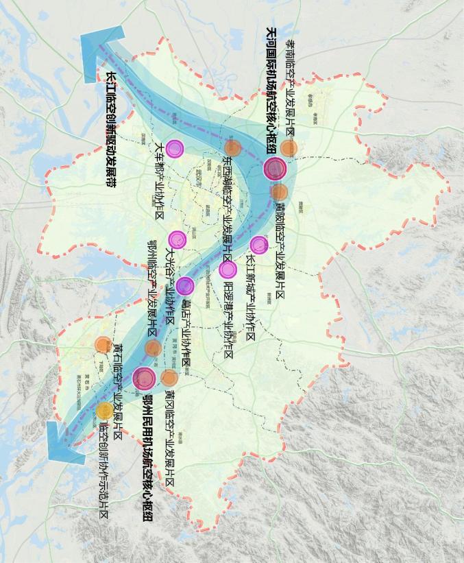 黄冈临空经济区地图图片