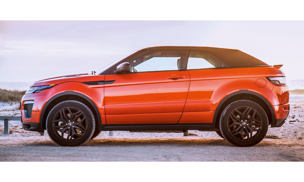 路虎揽胜evoque敞篷车测评