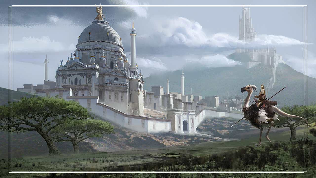 cg游戏里的城堡有多美?宛如仙境