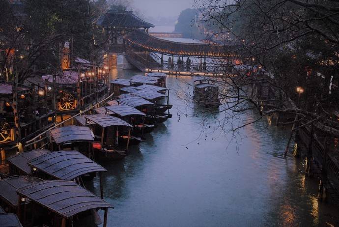 雨中江南,岁月静好