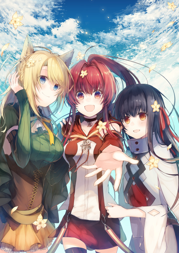 日本插画师和武はざの可爱人物插画