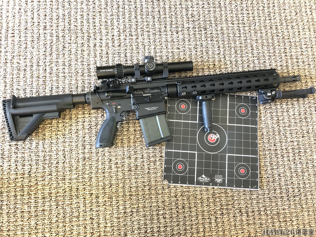 细看mr762a1步枪 美国华人枪迷验证黑克勒-科赫1.5moa精度