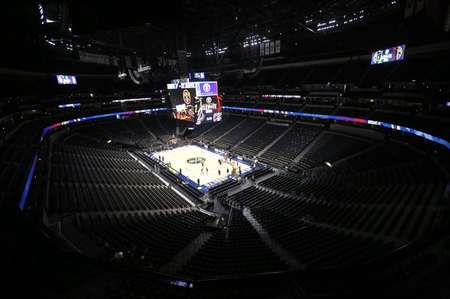 严阵以待!掘金官方展示主场球馆内部布置