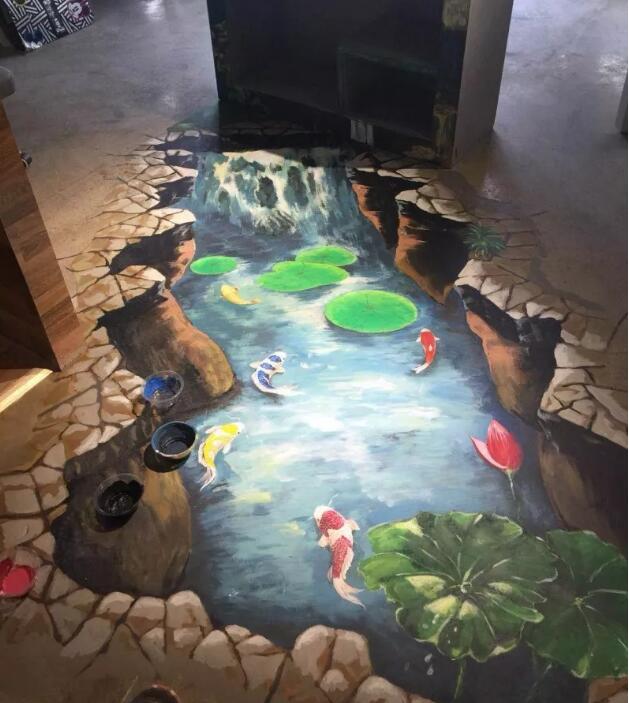 百度爱采购首页 商品专题_墙绘3d立体画,主要是通过透视,投影及色彩