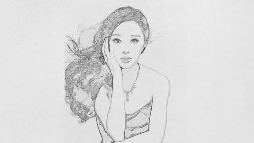 16秒画出漂亮大气的范冰冰