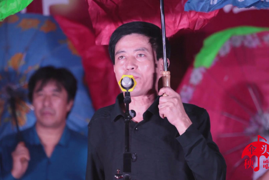 神厨!2017临县伞头秧歌风 07:01 黄河情公司薛管旺爆笑pk刘林丽