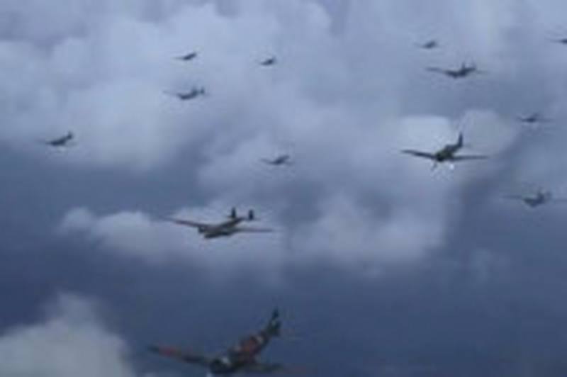 中日爆发空中大战,中国飞行员在最后时刻和敌机殊死一搏,,,好看视频