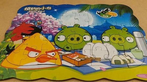 愤怒的小鸟拼图玩具
