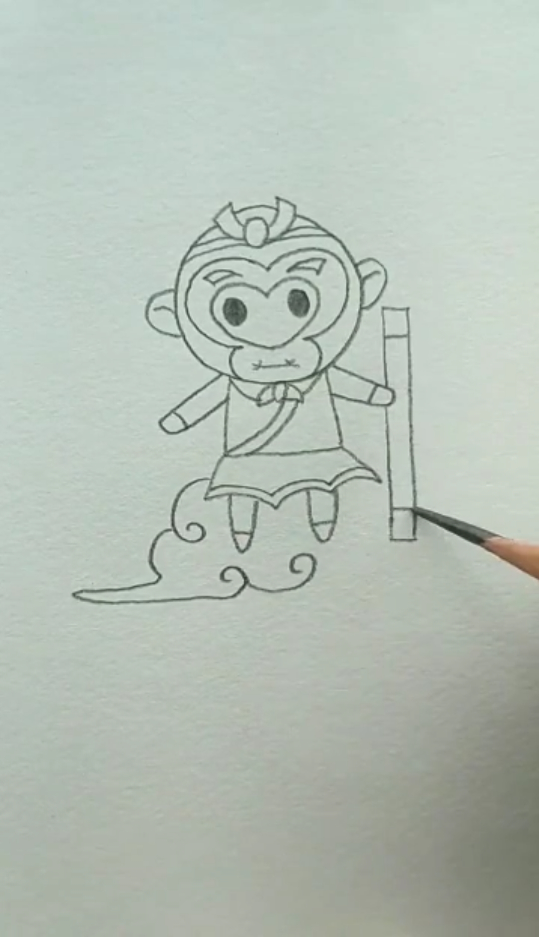 最美人间四月天#q版筋斗云